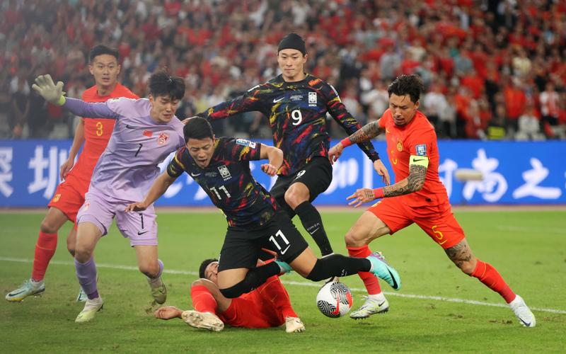 足球中国对韩国预选赛